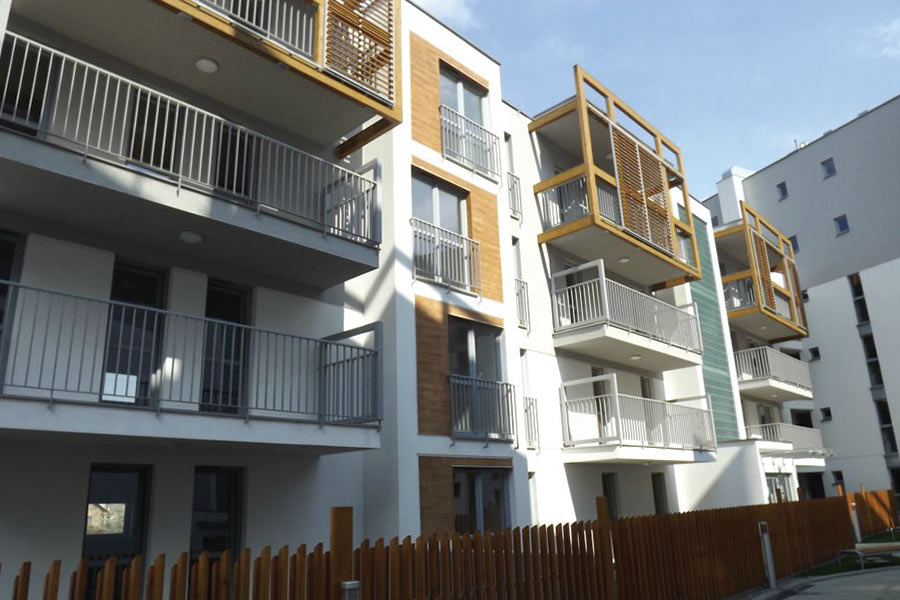 Apartamenty Wielicka - widok na osiedle